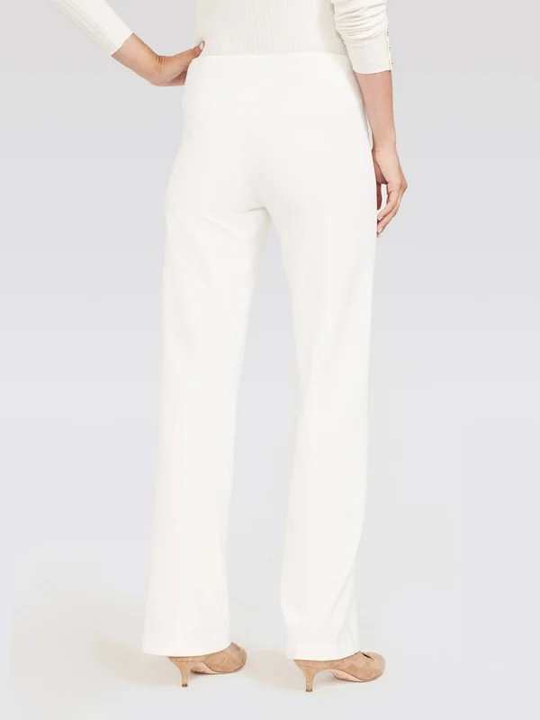 J.Mclaughlin Women's Carter Pants White Solid - Size 2