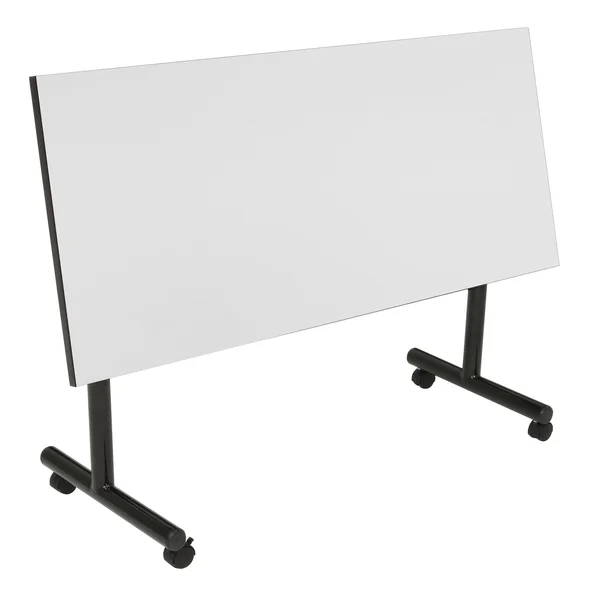 Regency MKFT8424WH Kobe 84 in. Flip Top Mobile Training Table - White