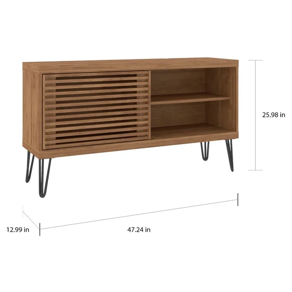 Bertolini Frizz TV Stand - White/Buriti