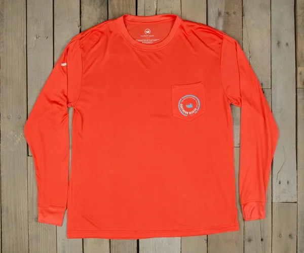 FieldTec Pocket Tee - Long Sleeve Small - Kelly Green