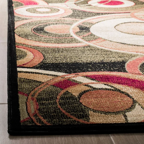 Safavieh Lyndhurst LNH225B 2&3x22 x 10&0x22 Runner Black - Multi Area Rug