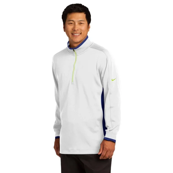 Nike Dri-Fit 1/2-Zip Cover-Up. 578673 (White/Deep Royal/Volt) L