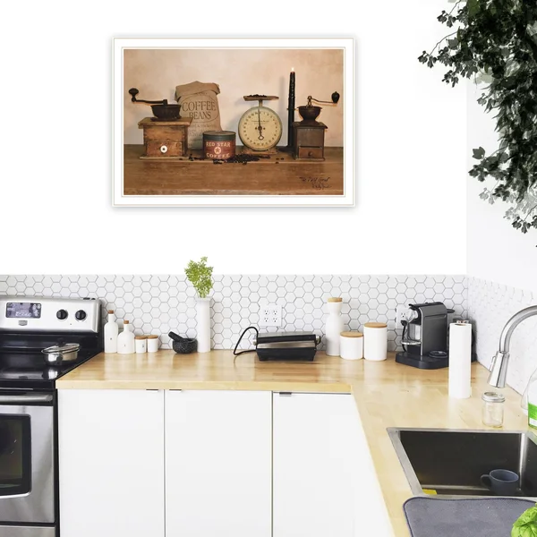 Trendy Decor 4U The Daily Grind by Billy Jacobs Framed Art in Black