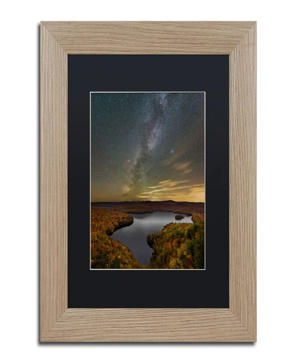 Trademark Fine Art &Harvest Sky& by Michael Blanchette Framed Photographic Print - Size: 14x22 H x 11x22 W x 0.5x22 D, Matte Col
