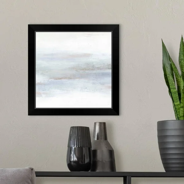 Cape Horizon II - Black Framed Wall Art, 16x16, Great Big Canvas