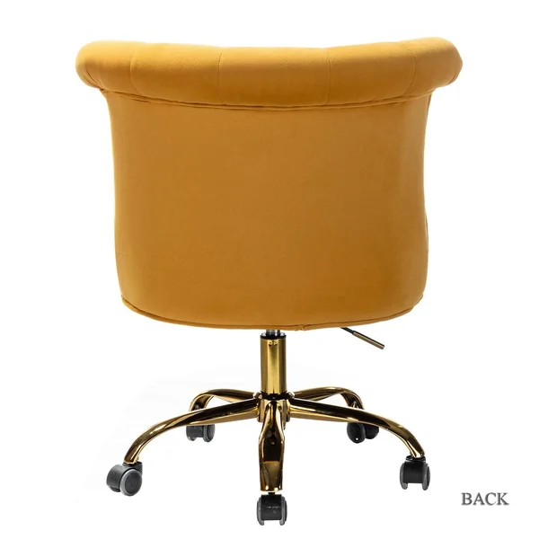 Byrsa Task Chair with Tufted Back for Office - Orange
