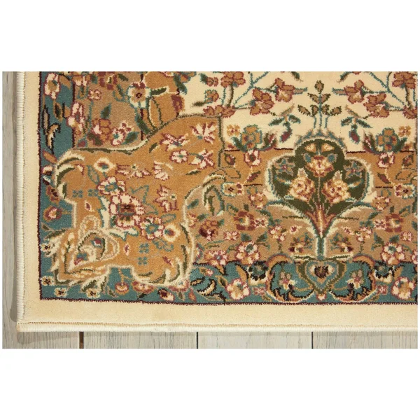 Kathy Ireland Antiquities Area Rug - Ivory, 2&2x22 x 7&6x22