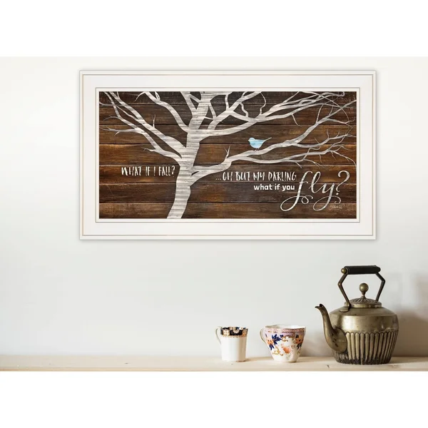 Spread Your Wings 2-Piece Vignette by Marla Rae, Black Frame