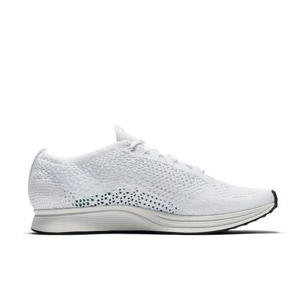 Nike Flyknit Racer White/White Size 11.5 - Mens