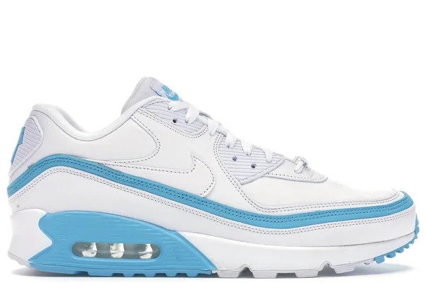 Nike Air Max 90 - UNDFTD Undefeated - White/Blue Fury Shoes - Size 9