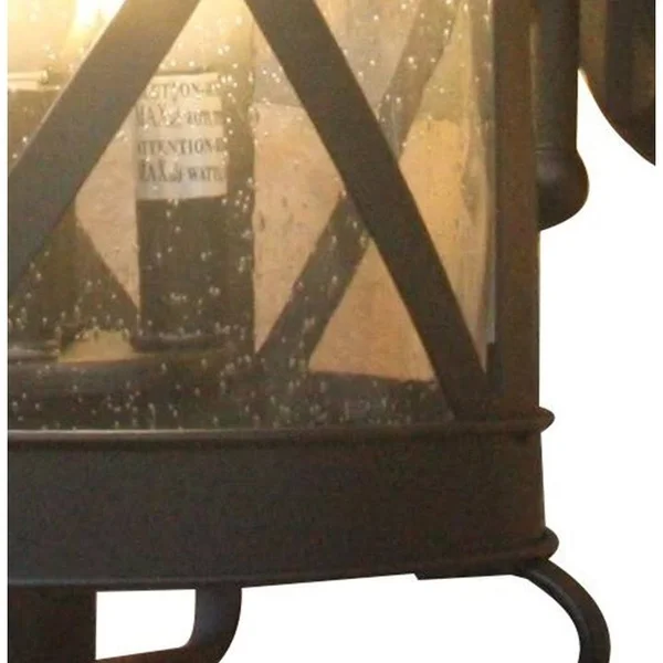 Y Decor Taysom 4 Light Exterior Lighting, Black