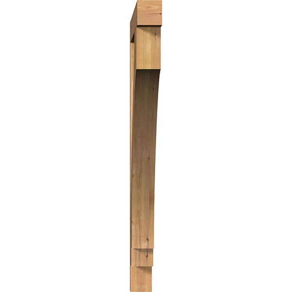 Ekena Millwork BKT04X44X44IMP05SWR 3 1/2x22W x 44x22D x 44x22H Imperial Block Smooth BRACKET - Western Red Cedar