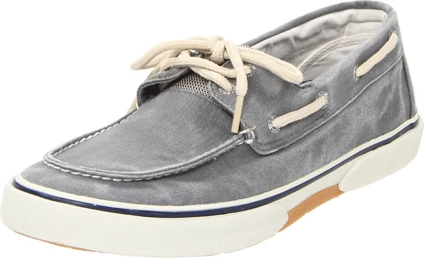 Men's Sperry - Halyard Boat Shoe, Size: 9 W, Gray