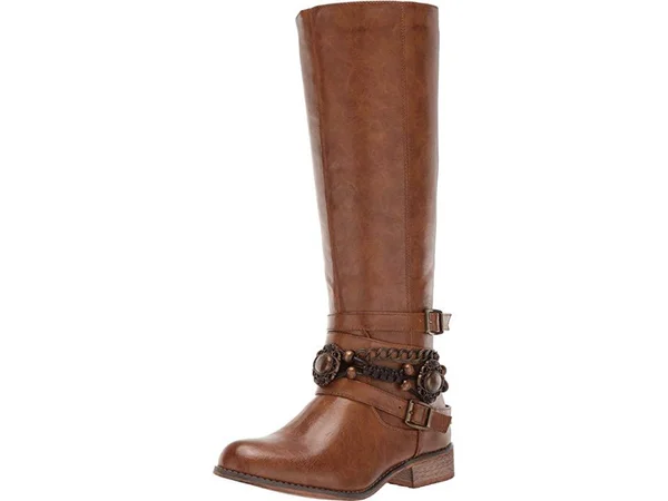Roper Women's Penny Zip Tan Fashion Boots