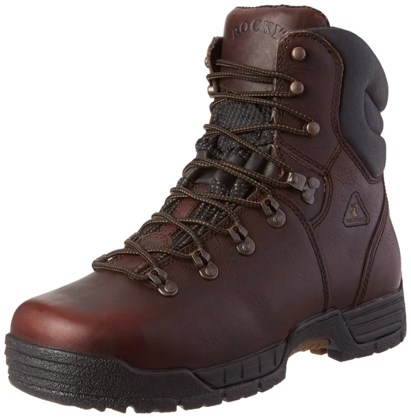 Rocky Men's 8 in. MobiLite Steel Toe Boot - Dark Brown