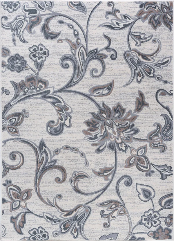 Tayse Madison MDN35 Garland Indoor Area Rug Cream