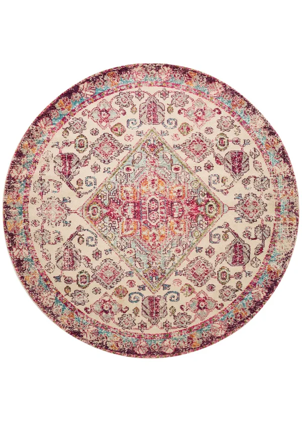 Loloi II Nadia NN-03 5&1x22 x 7&7x22 Aqua - Pink Rug