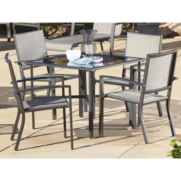Cosco Outdoor 5-Piece Serene Ridge Aluminum Patio Dining Set