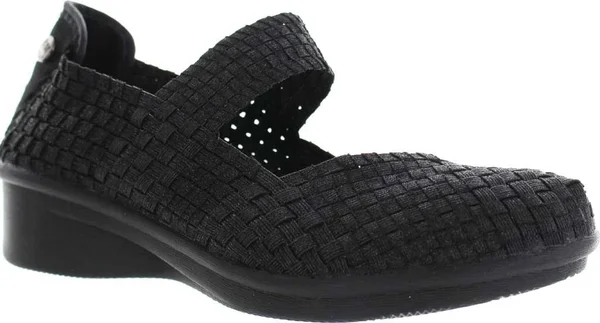 Bernie Mev Women's Charm Yael Mary Jane - Size: 37, Black Metallic