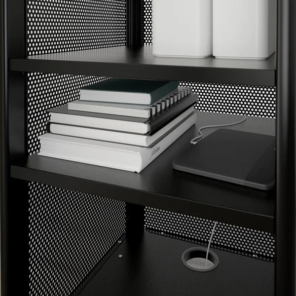 IKEA - BEKANT Storage Unit on Casters, Mesh Black, 16 1/8x39 3/4