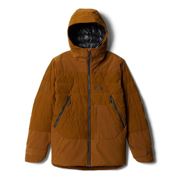 Mountain Hardwear Direct North GTX Windstopper Down Jacket - Men's Golden Brown - XL