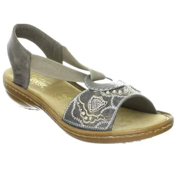 Rieker Regina B9 Smoke Sandal (women)