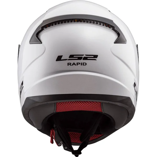 LS2 Rapid Solid Adult Street Helmets Gloss White - 3X-Large