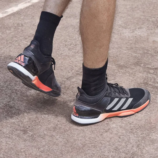 Adidas Men's Adizero Ubersonic 2 Clay Tennis Shoes, Black