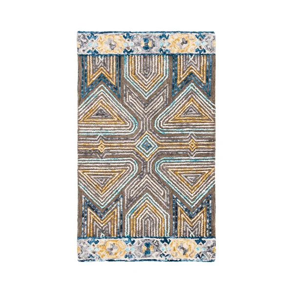 Safavieh Trace Rug Collection TRC518F - Grey, Beige - 4& x 6&