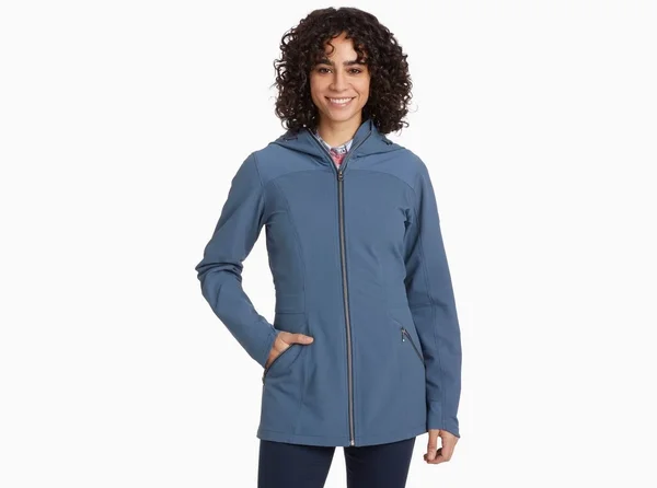 Kuhl W&s Klash Trench, Dusty Blue, Xs