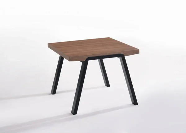 Modrest Rhett Modern Walnut and Black End Table