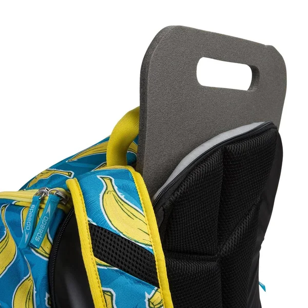 Speedo Teamster Rucksack 35L Backpack Blue Yellow Grey