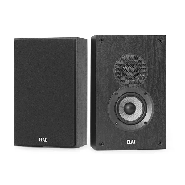 Elac Debut 2.0 OW4.2 On-Wall Speakers - Black (Pair), 4 x 7.9 x 12.8