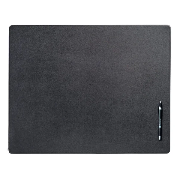Dacasso Black Leather 24x19 Desk Pad