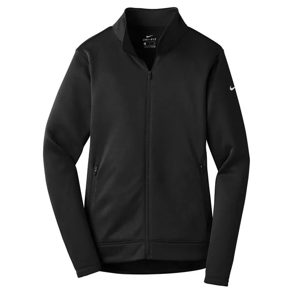 Nike Ladies Therma-Fit Full-Zip Fleece. NKAH6260 (Black) L