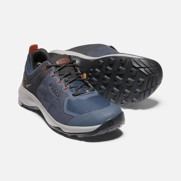 Keen Men's Explore Waterproof Shoe - 11.5 - Blue Nights - Picante