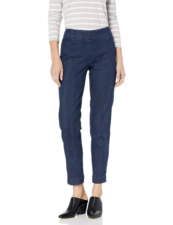 Pull-On Ankle Pant - Denim 18 - Denim