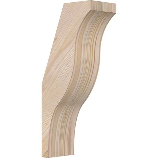 3 1/2x22W x 6x22D x 14x22H Funston Smooth Brace, Douglas Fir