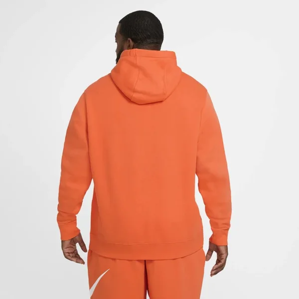 Nike Men's Sportswear Club Fleece Hoodie - Orange
