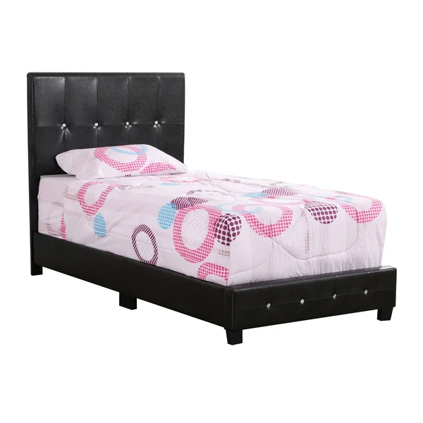 Glory Furniture Nicole G2573-TB-UP Twin Bed, Black