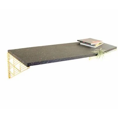 Bend Goods Triangle Bracket Finish: Gold