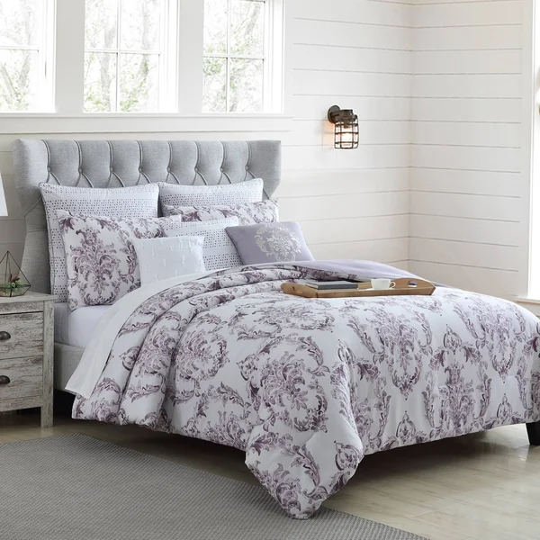 Modern Threads 8 Piece Fashion Comforter Set Ava-Thistle Queen
