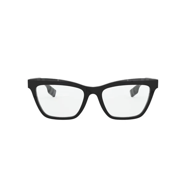 Burberry BE2309F - 3829 Top Black on Charcoal Check - 54 mm