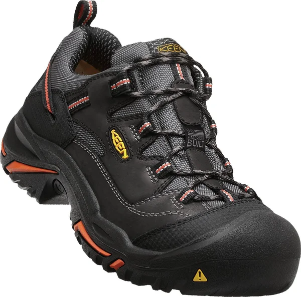 Keen Men's Braddock Low Steel Toe Work Shoes, Black