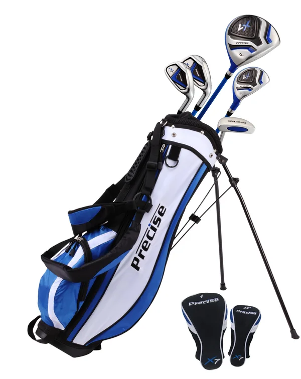 Precise X7 Junior Left Handed Complete Golf Clubs Set for Children 3 Age Groups - Size: Age 9-12, Boys