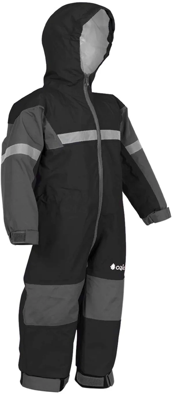Black Trail One Piece Rain Suit- Wholesale - 4T
