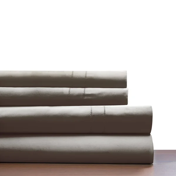 Pointehaven Deep Pocket 620 Thread Count Long Staple Cotton Sheet Set (Queen - Grey)
