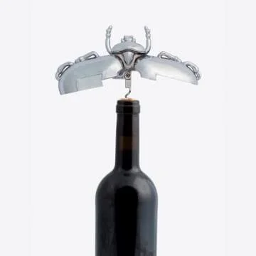 DOIY Design - Silver Shape Corkscrew Bottle Opener Beetle
