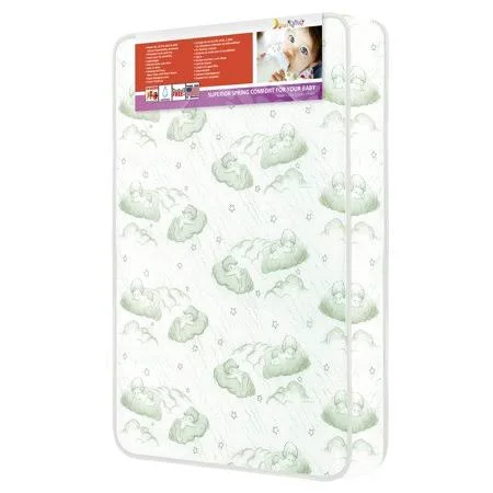 Dream On Me 3x22 EvenFlo Baby Suite 300 Inner Spring Square Corner Mattress, 27 x 39