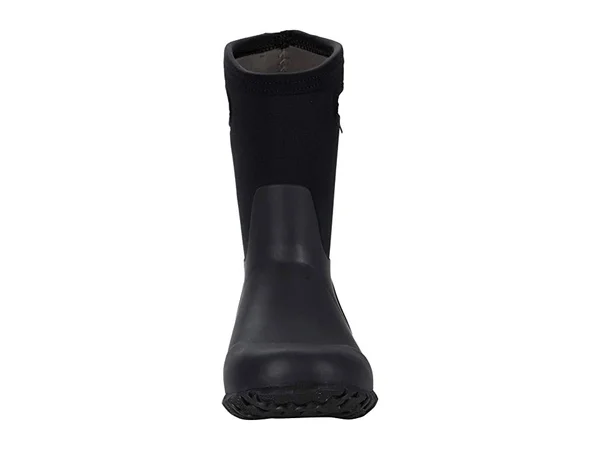 Bogs York Solid Boot - Kids& Black, 3.0